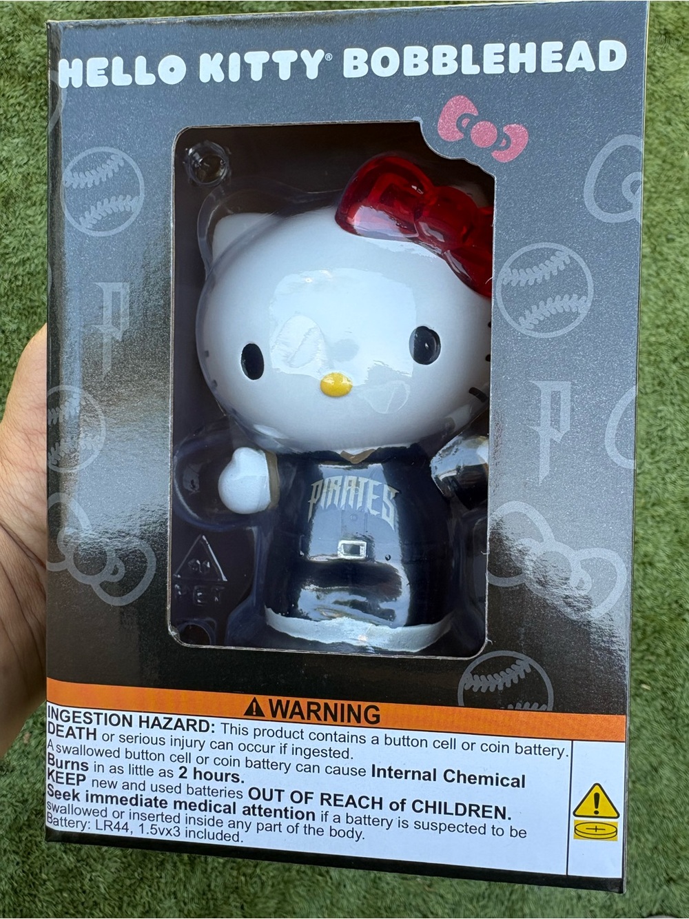 Pittsburgh pirates Hello Kitty Bobblehead SGA 6-9-26 new in box